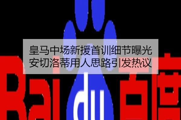 皇马中场新援首训细节曝光 安切洛蒂用人思路引发热议